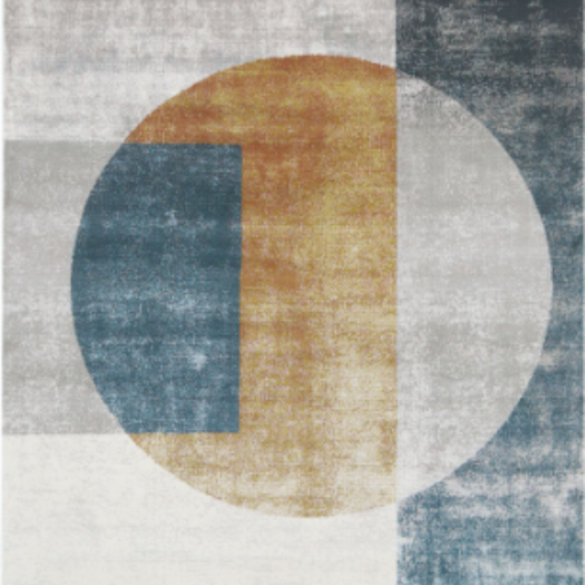 Rosa Grey and Blue Rug