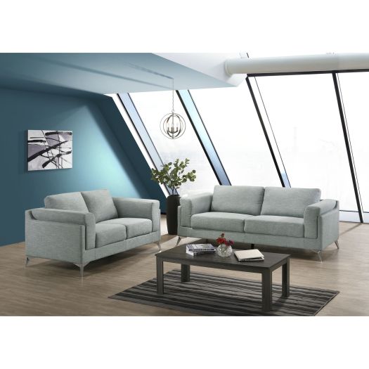 Miami Sky Blue Sofa Set