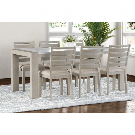 Sergio Gray Wood Dining Set