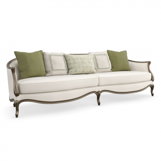 Intl Classic Upholstery - Le Canape Green Gold (XXL Sofa - 120')