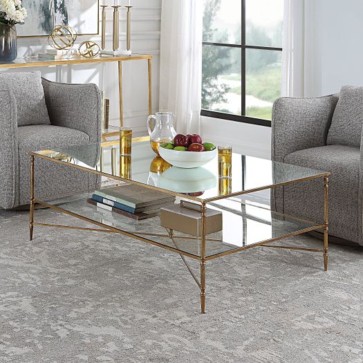 HENZLER GOLD LARGE TABLE