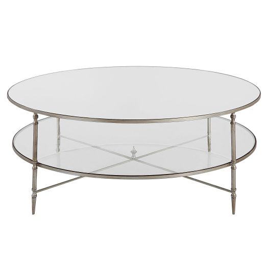 Henzler Silver Round Coffee Table