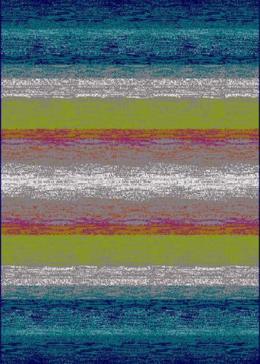 Roots Aurora Red & Green Rug