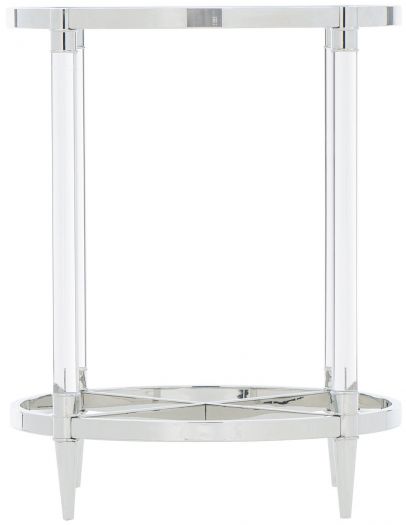 Celine Metal Round End Table