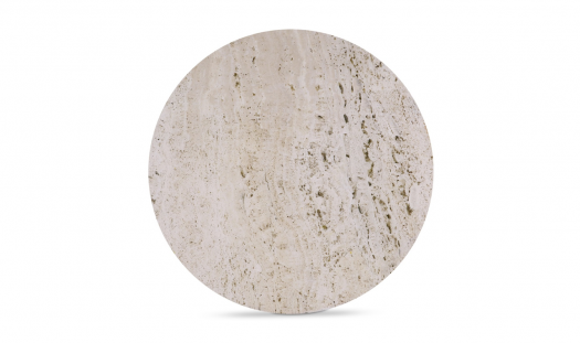 Landon Accent Table Beige Travertine