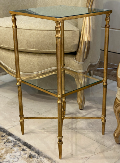 HENZLER GOLD ACCENT TABLE