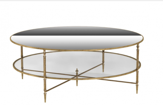 Henzler Gold Round Coffee Table