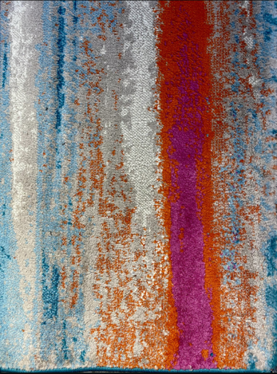Roots Aurora Red & Green Rug