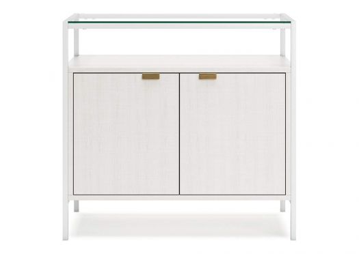 Deznee White Small Bookcase