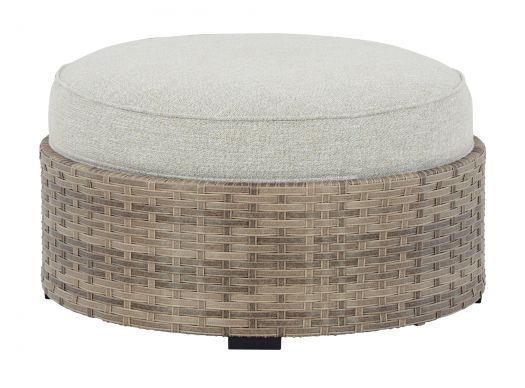 Calworth Outdoor Ottoman With Cushion