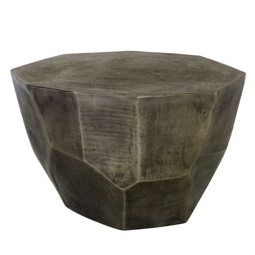 Cathenna Coffee Table - Antiqued Nickel Medium