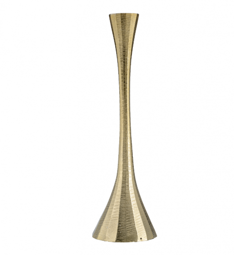 12" Metal, Taper Candle Holder, Brass