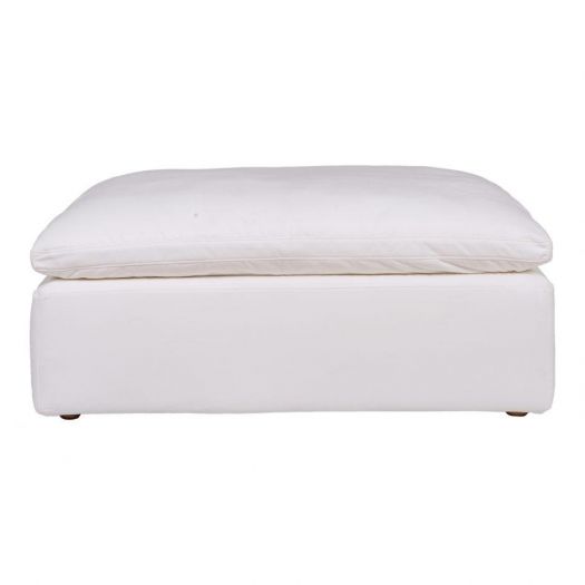 Clay Ottoman Livesmart Fabric Cream